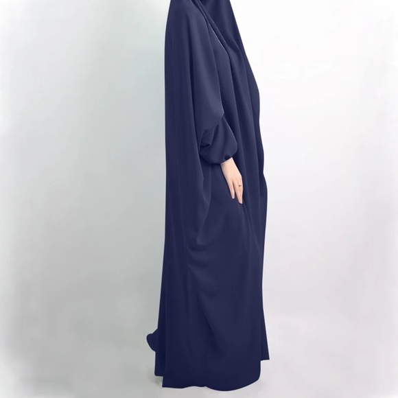 One piece overhead khimar abaya dress Muslim prayer dress Islamic - Picture 3 of 4